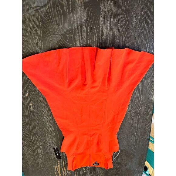 Ivy & Blu Women's Mini Wells Dress Size 6 Tangerine Square Neck - Picture 2 of 12